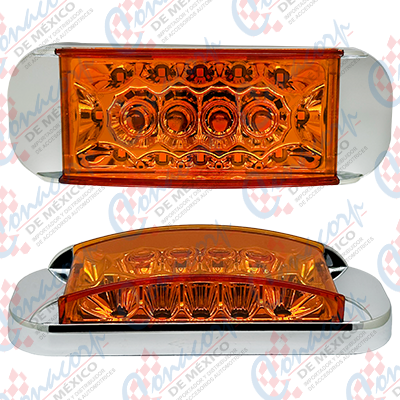 Plafón LED Rectangular con 3 Funciones (Baja, Alta y Estrobo)